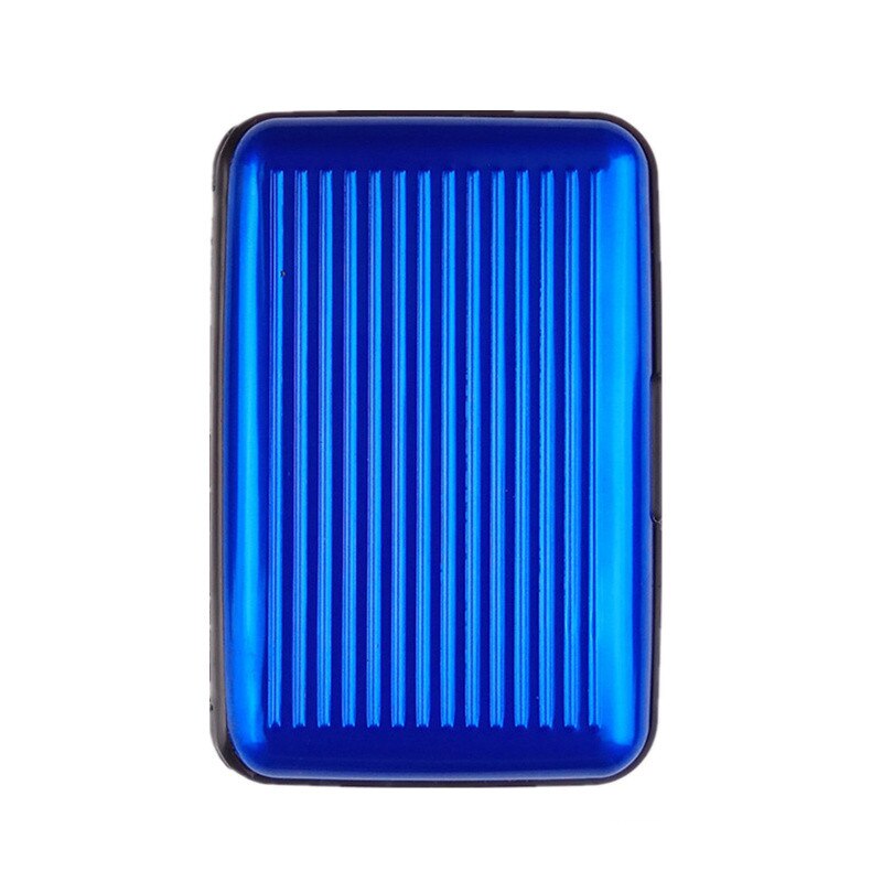 Męskie aluminiowe etui na karty bankowe blokujące twarde etui portfel solidna karta kredytowa skanowanie anty-RFID chroni etui na karty: Brokat zielony