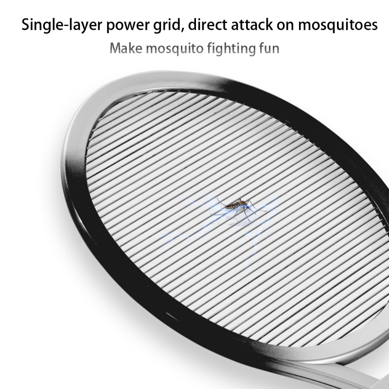 Fly Swatter Electric Fly Swatters Traditional Batteries Fly Killer for Home 1Layer Mesh Mosquito Racquet Killer Racket
