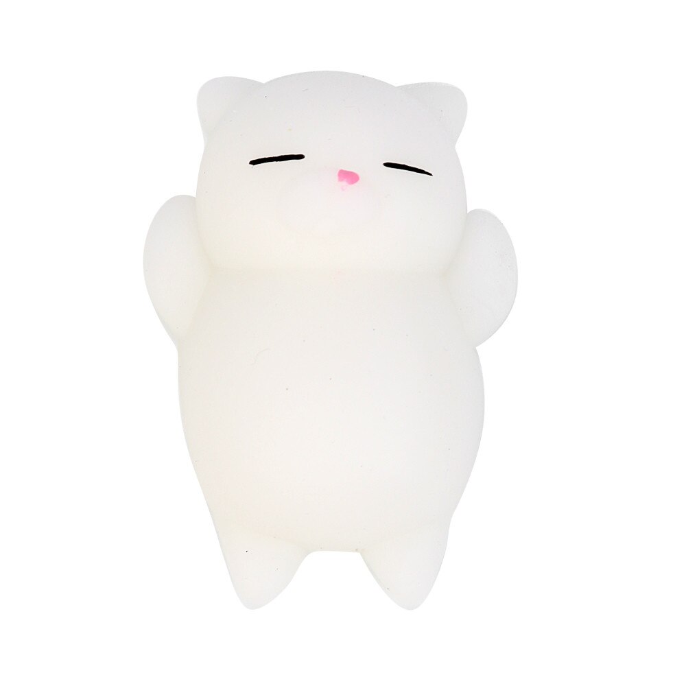 Cute Mochi Squishy Cat Squeeze Healing Fun Kids Kawaii Toy Stress Reliever Decor Toys for kids Birthday Christmas: C
