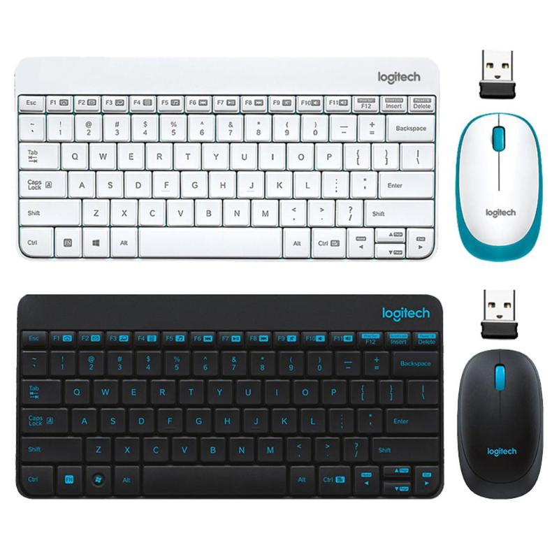 Logitech-Mini clavier de jeu sans fil USB MK245, 1000DPI, Mini clavier de jeu, souris ergonomique, pour ordinateur portable et bureau