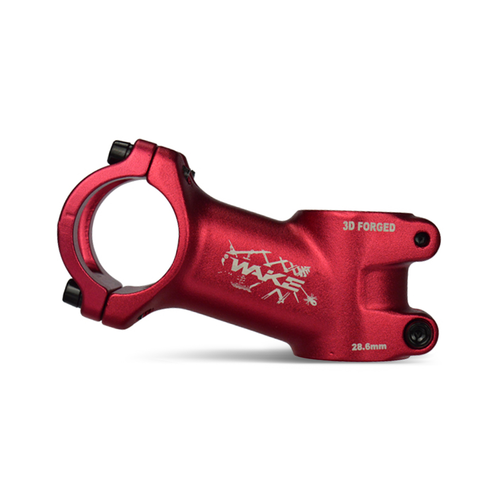 17 Degree Bicycle Stem Ultralight Bicycle Stem Mountain Road Bike Stem for 31.8mm Handlebar: Red 70mm
