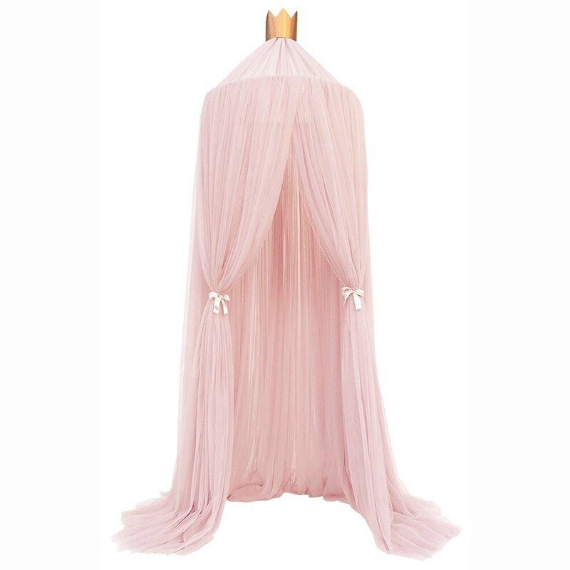 Lettino culla baldacchino zanzariera tenda sospesa tende di Tulle per telecamera da letto tenda da gioco per bambini telecamera dei bambini: Colore rosa
