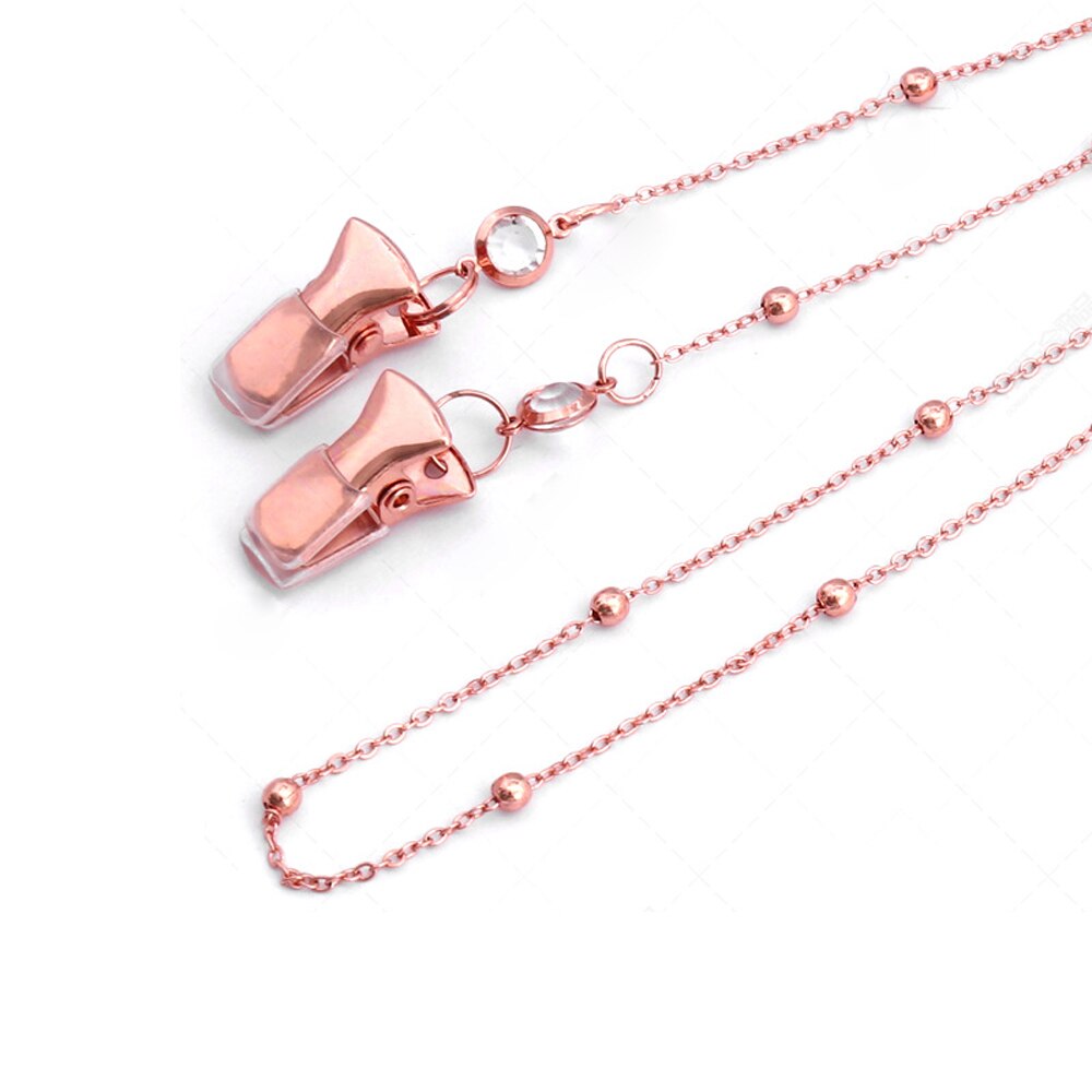 Metal Face Mask Necklace Strap For Women Men Snake Chain Glasses Clips Lanyard Holder Sunglasses Chains Eyewear Jewelry: CR