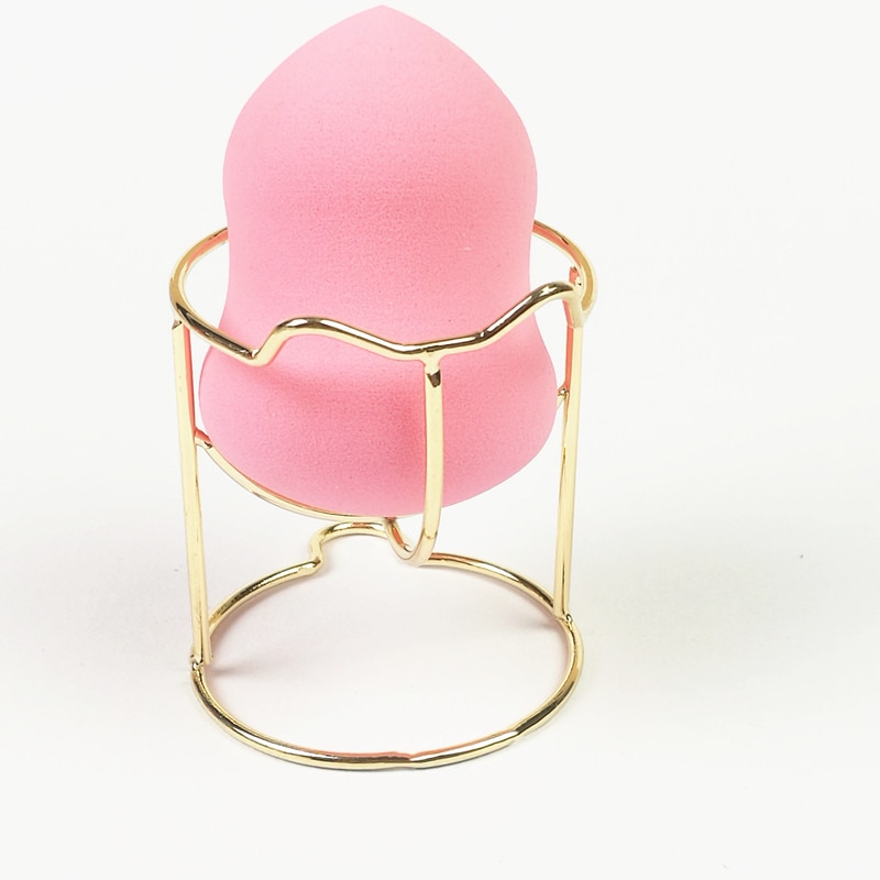 1pc sminke svamp kalebass pulver puff stativ egg pulver puff brakett boks tørketrommel arrangør skjønnhet hylle holder verktøy