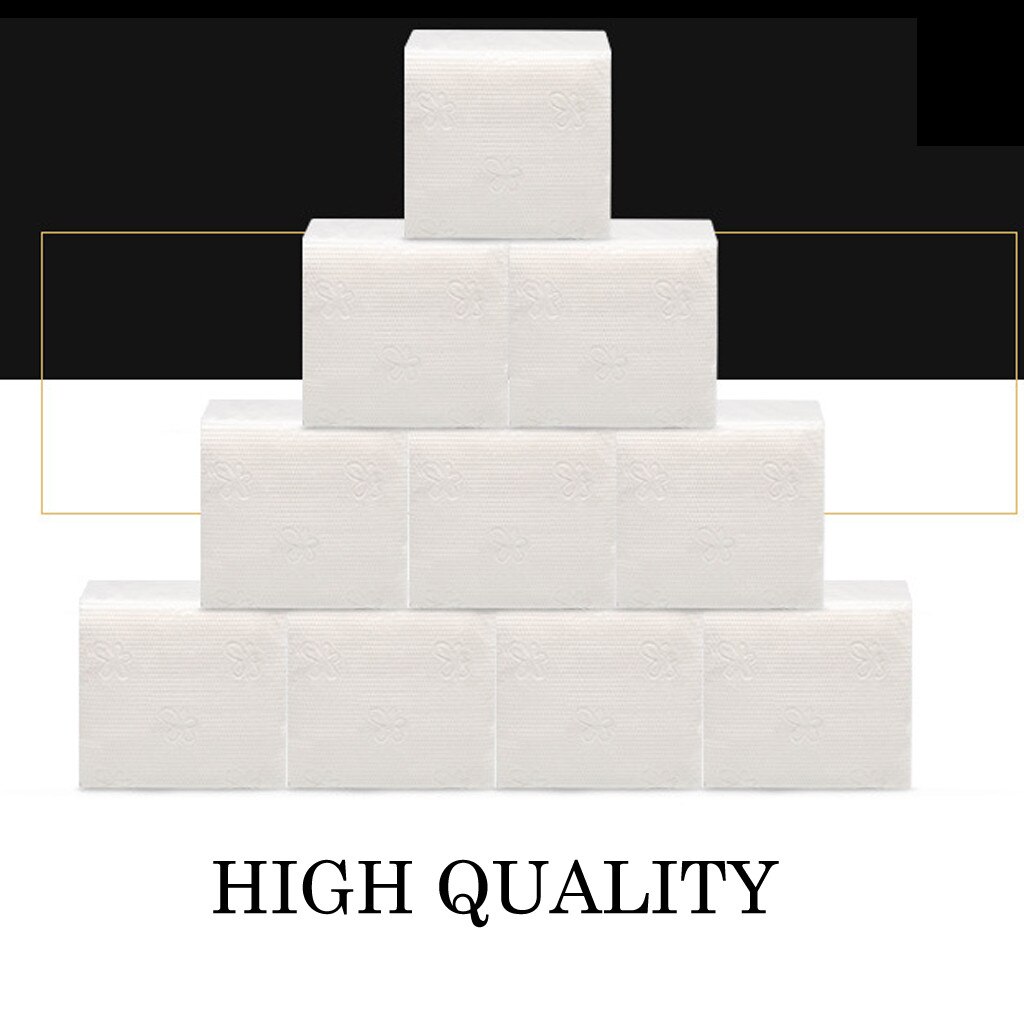 10 Pack White Paper Hand Towels Pack Of 60 Sheet Tissues Napkin Paper towels, soft toilet paper, white toilet paper roll toilet