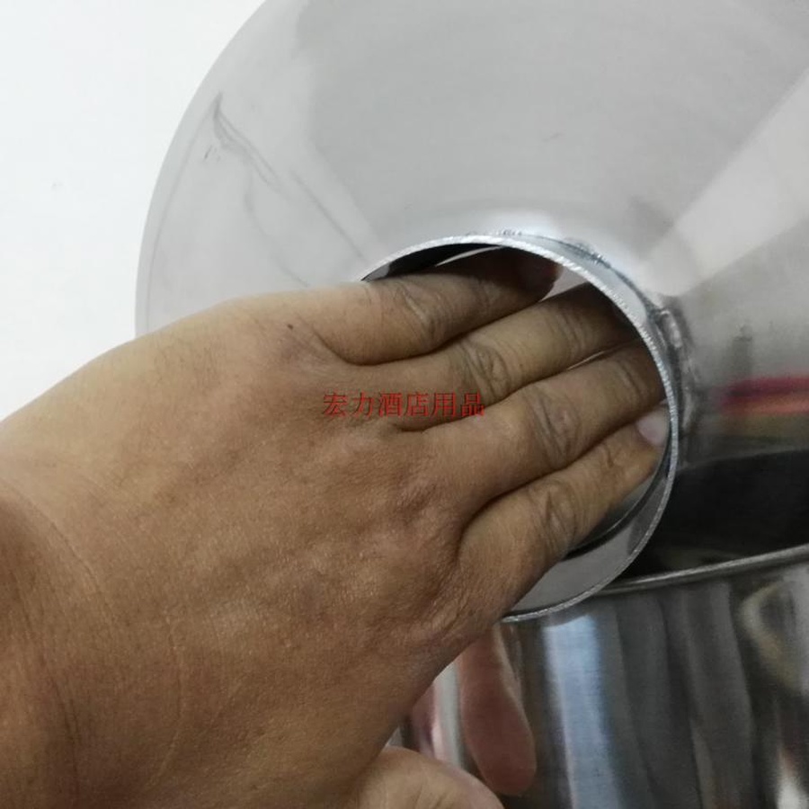 Embudo de acero inoxidable grueso de gran diámetro con pantalla de filtro, embudo industrial para cocina, embudo grande