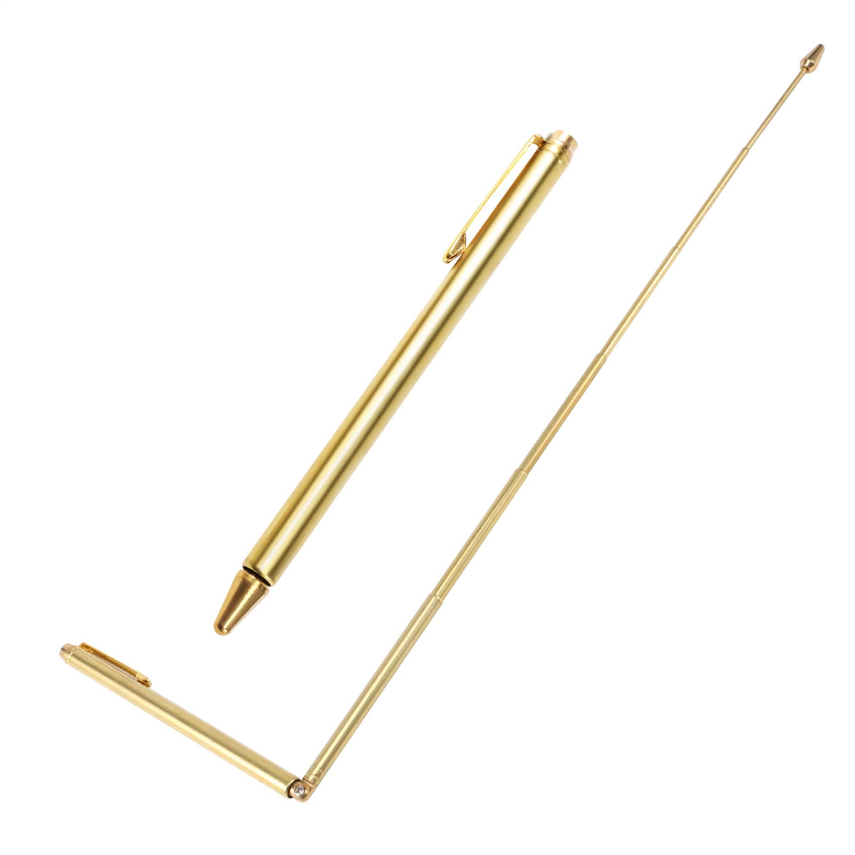 Radiestesia retrátil portátil Rods, forma da pena, L Rods, ferramentas da caça do fantasma, adivinhando a água, etc., PCes 2