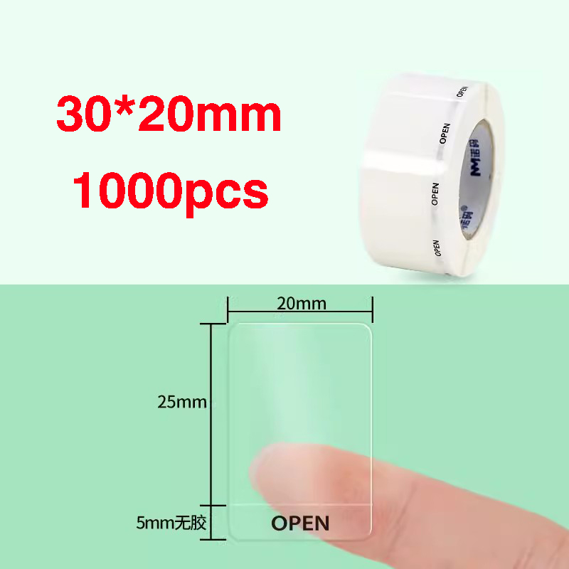 1000 stücke transparente selbst klebende Versiegelung aufkleber Geschäfts verpackungs etiketten verpackungs siegel öffnen Pfeile, sterben leicht abzureißen sind: Grün