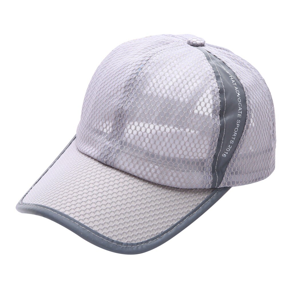 7 Colors Snapback Hats Unisex Women Men Breathable Baseball Running Cap Summer Adjustable Hat Outdoor Sports Caps