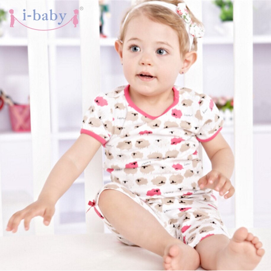 Freiheit! 2 teile/los ich-baby Newborn T-shirt Mädchen Baumwolle Kurzarm-t-stück Kinder Tops Mädchen Sommer Kleidung Kleinkind Lustige Cartoon Tops