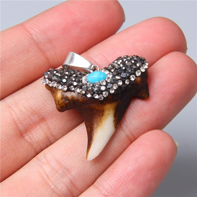 Vintage étnico touro crânio vaca osso pingente de dente crânio charme pingente para fazer jóias masculino feminino neckalce encontrando bravo guerreiro: 2