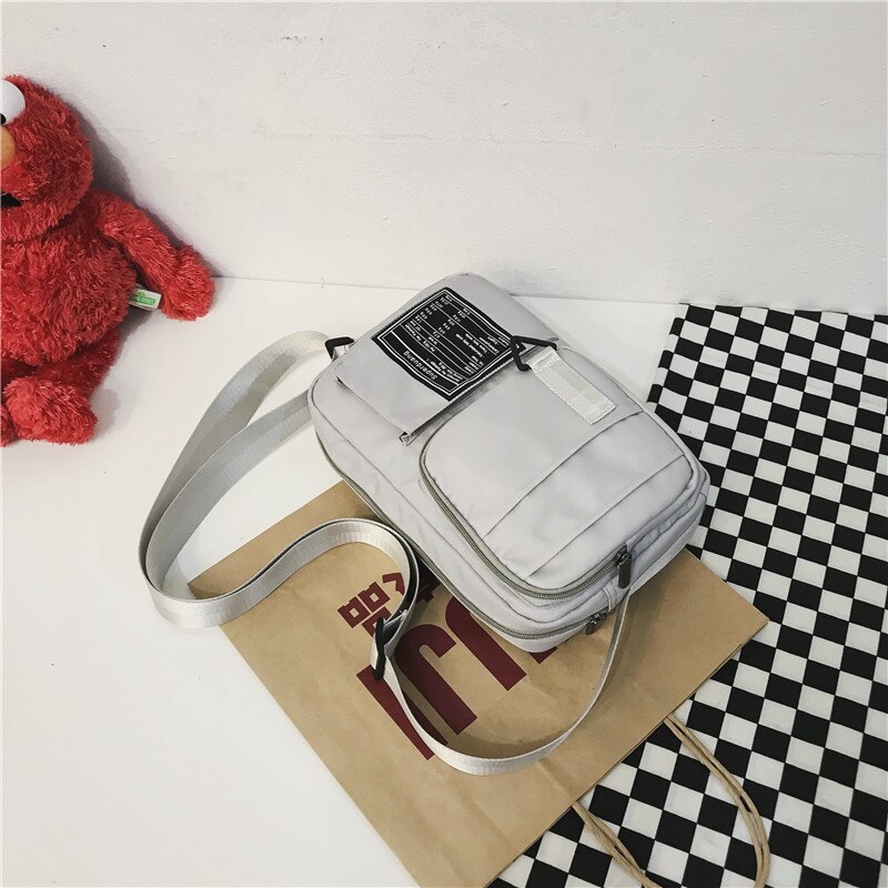 Multifunctionele herentassen schoudertas waterdicht anti-diefstal borsttas reis messengers crossbody tas voor tieners tas: Grijs