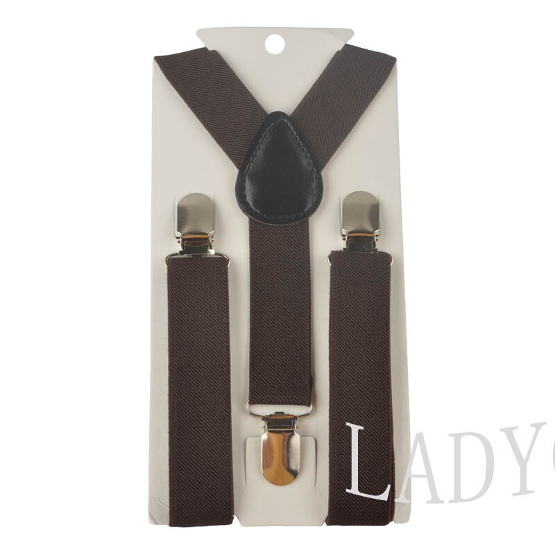 Soild Color Children Belt Baby Boys Girls Suspenders Clip-on Y-Back Braces Elastic Kids Adjustable suspenders suspenders
