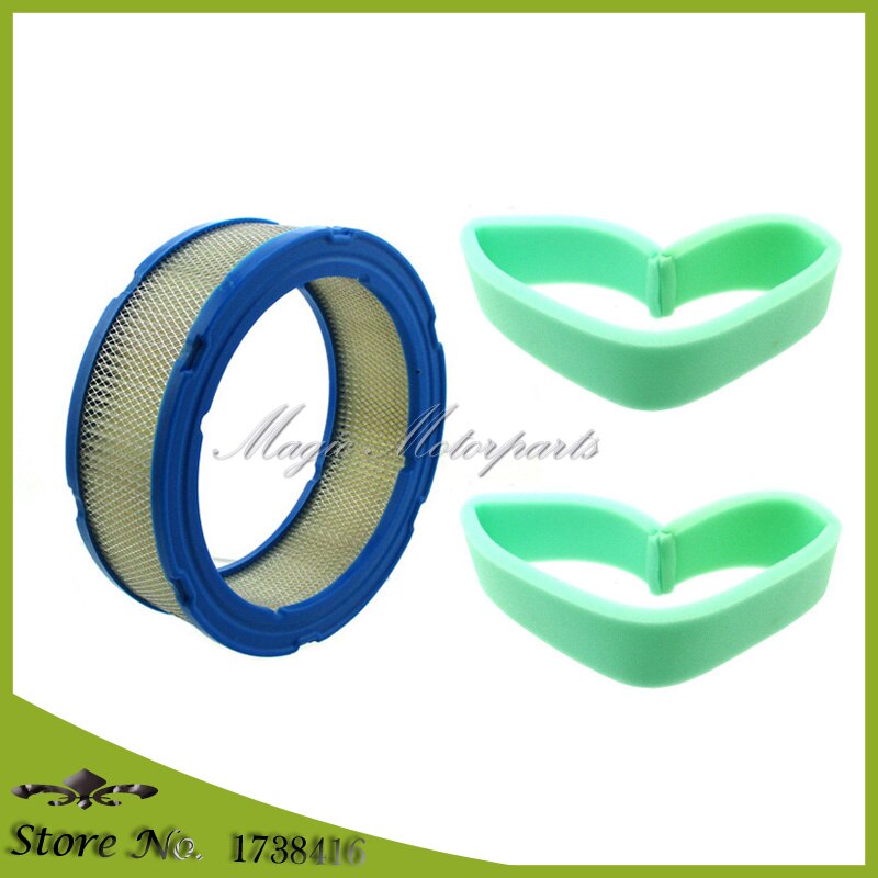 XLYZE Luftfilter Schwamm Set für Briggs & Stratton 394018, 394018S, 392642, 290400, 4135 Benzinmäher