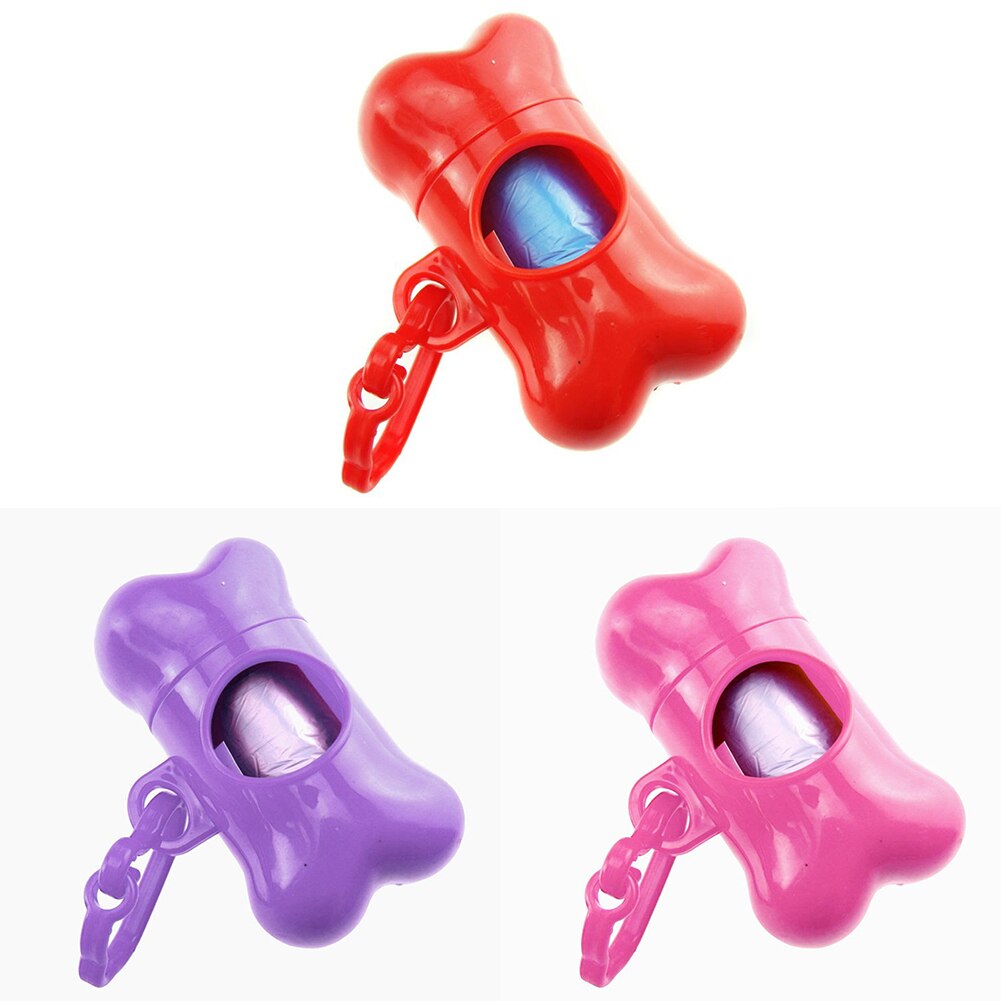 XC PortablePet Dog Bone Shape Garbage Waste Clean-Up Bag Dispenser Box Carrier Dog Supplies Pet Products