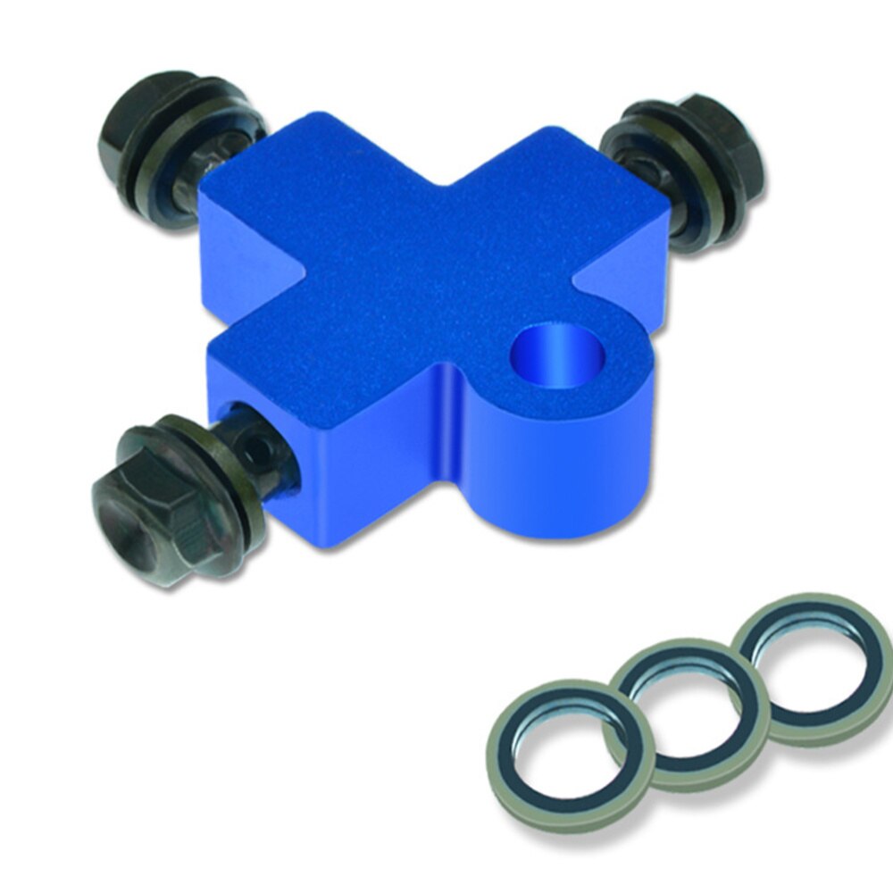 1pc Tubing Tee Joint Brake Tubing Brake for Motorcycle Auto Vehicle Car