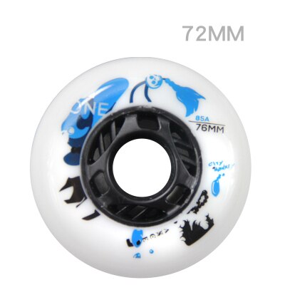 roller skate wheel inline wheels 85 A PU wheel 8 pcs per lot: white 72