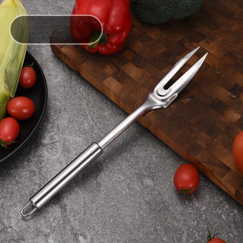 Stainless Steel Kitchen Utensils Set With Magnet 1 Round Handle Cooking Tools Seven Piece Set Includes Spatula And Wok