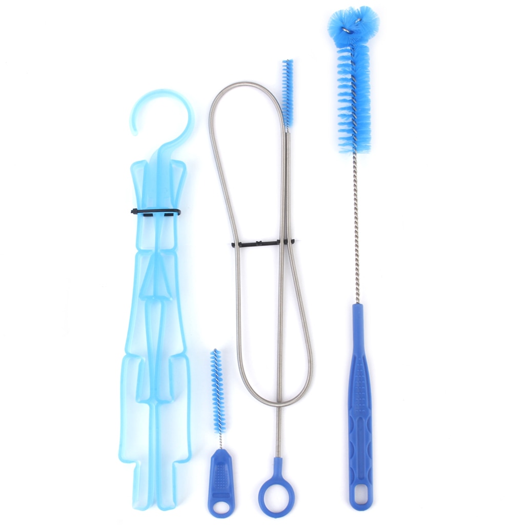Waterzak Buis Borstel Cleaning Kit Voor Universele Blazen 4 In 1 Cleaner Set Voor Slang Bite Valve Drink Tube