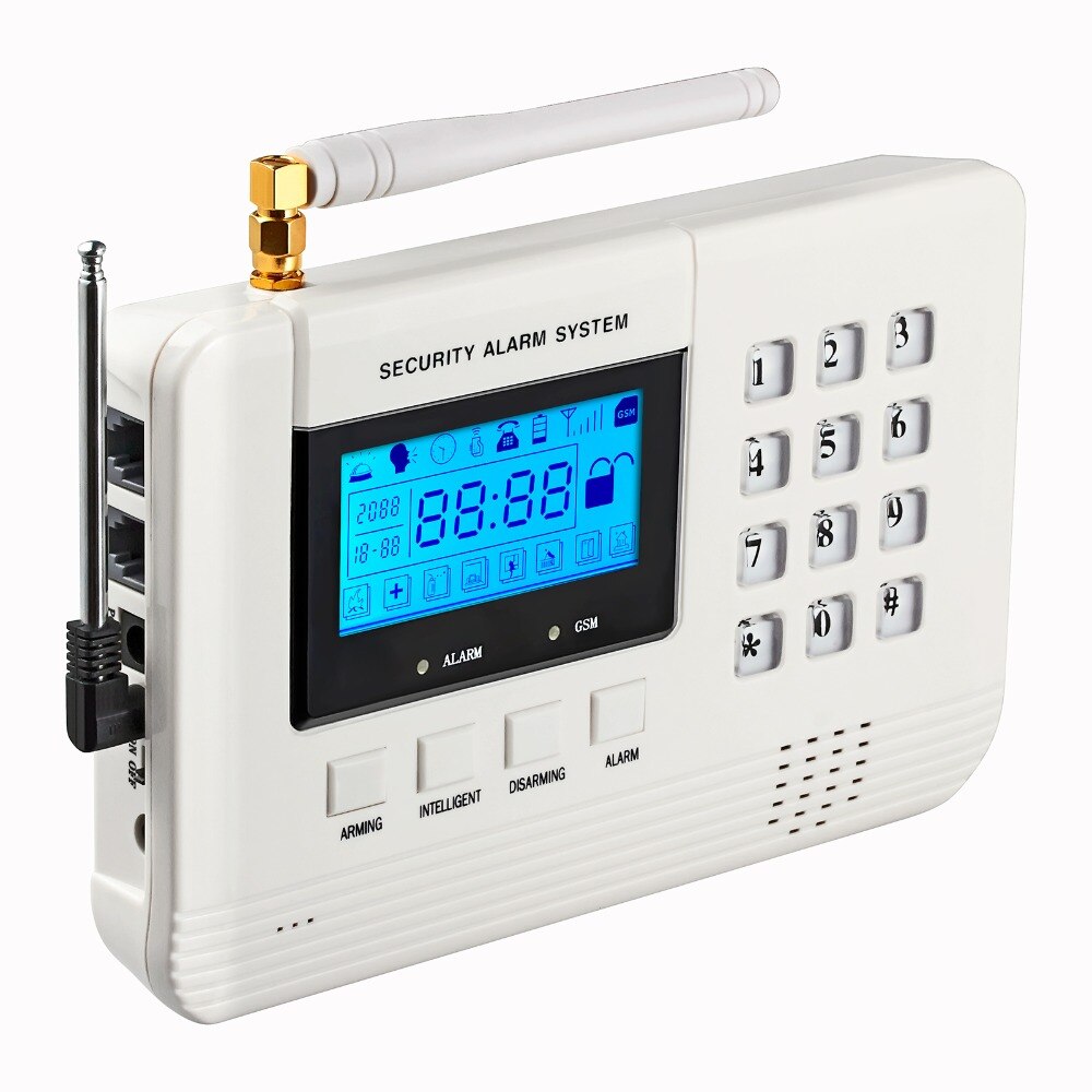 Wireless PSTN GSM Home Alarm System for Home Office House Security Burglar Safety Spanish/Russian/English Voice