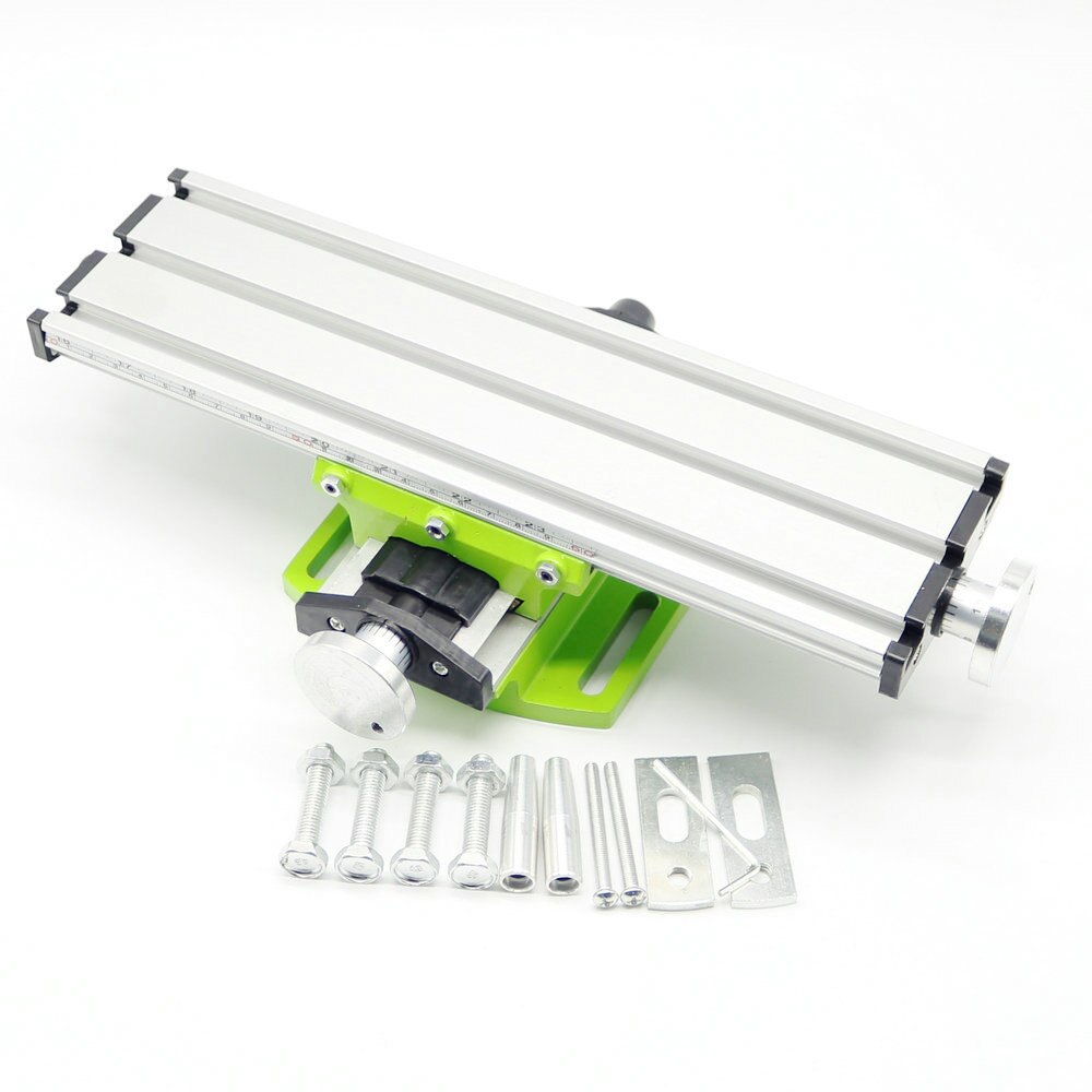 Miniature precision multifunction Milling Machine Bench drill Vise Fixture worktable X Y-axis adjustment Coordinate table