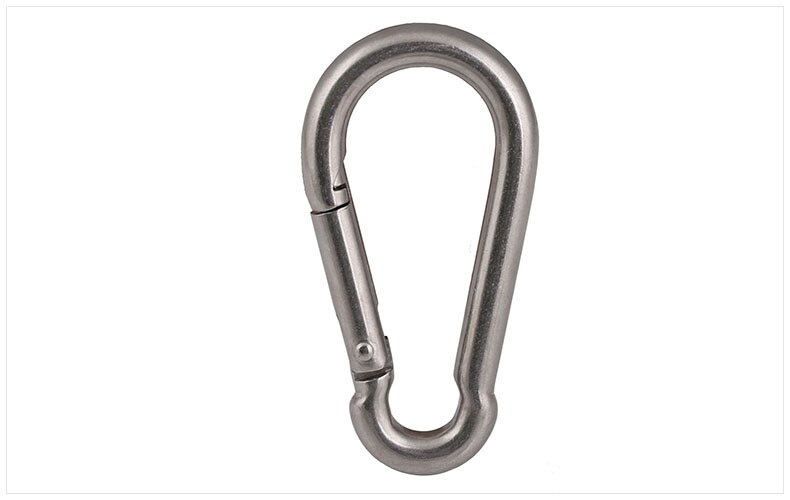 Boucle de sécurité d'escalade en acier inoxydable, 2 pièces