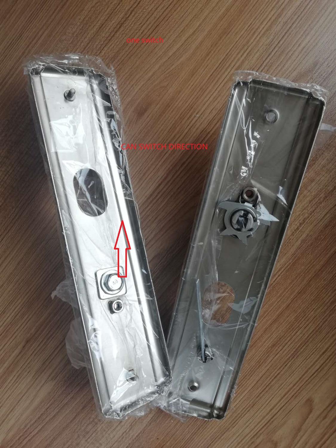 Poignée de porte de sécurité universelle, poignée de porte en alliage d'aluminium, poignée de panneau épaissie, ferrures de verrouillage de porte, quincaillerie domestique