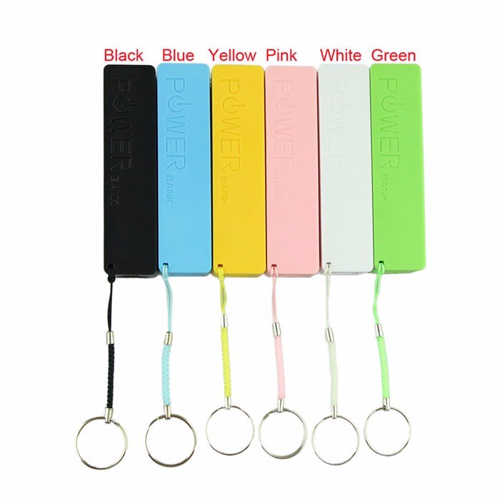 Portable Power Bank 18650 External Backup Battery Charger With Key Chain Batteries Portable Power Bank Futural