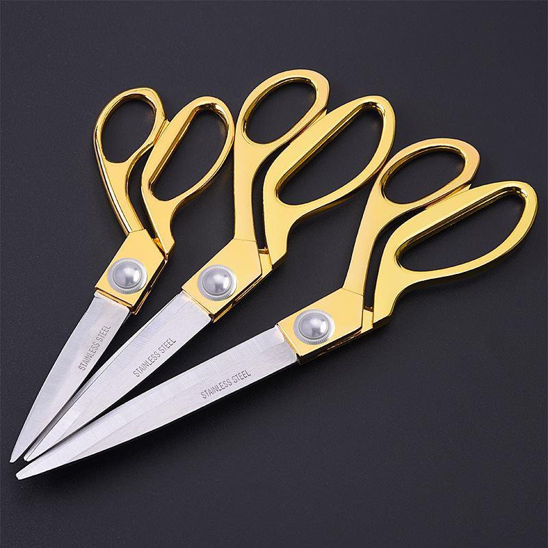 Tijeras profesionales a medida de acero inoxidable, accesorios de costura