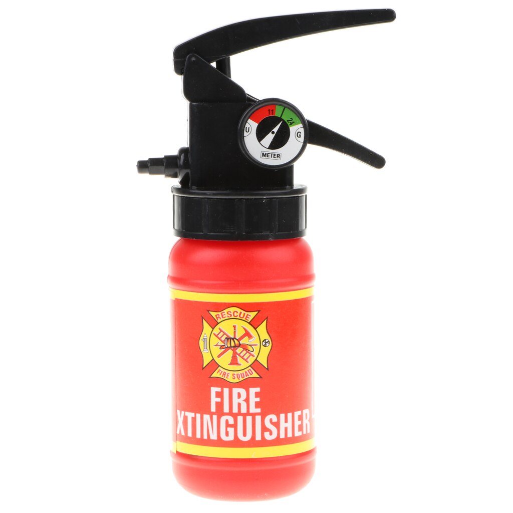 Kids Fireman Costume Fire Extinguisher Toy Boy Pretend Halloween Fancy Dress