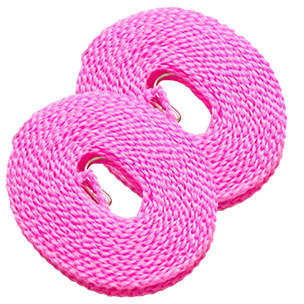 Nylon Hanging Rope Windproof Drying Rope Clothes Hangers Plastic Non-slip 3m Cloth Hanging Rope Home Storage Clothes Dryer d3: C