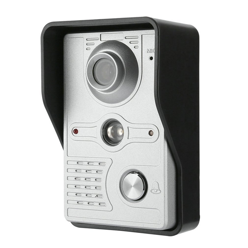 LESHP Wired Video Intercom Doorbell 7 Inch Display Waterproof Night Vision Color Hands-free Doorbell Intercom System 420 Wire 92