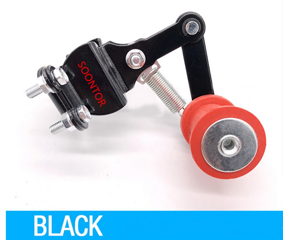 Motorcycle accessories chain adjustment chain tension chain motorcycle chain elastic adjustment chain for Moto Guzzi: BLACK