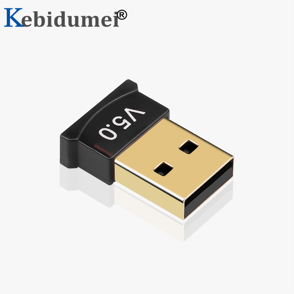 Kebidumei Mini BT 5.0 Adapter USB Dongle Draadloze USB Bluetooth Zender 5.0 Muziek Ontvanger Bluetooth Adapter Voor Computer PC