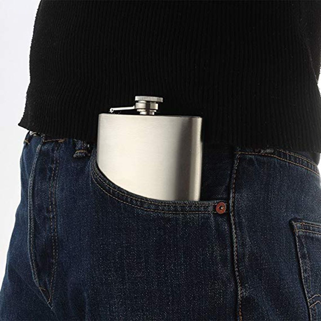 Mini Portable Hip Flask 4 5 6 7 8 9 10 18 oz Stainless Steel Hip Liquor Alcohol Bottle Flask with Cap Funnel