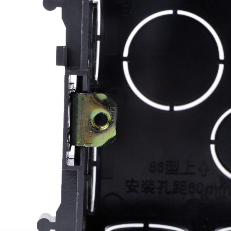 86-Type PVC Junction Box Wall Mount Cassette For Switch Socket Base