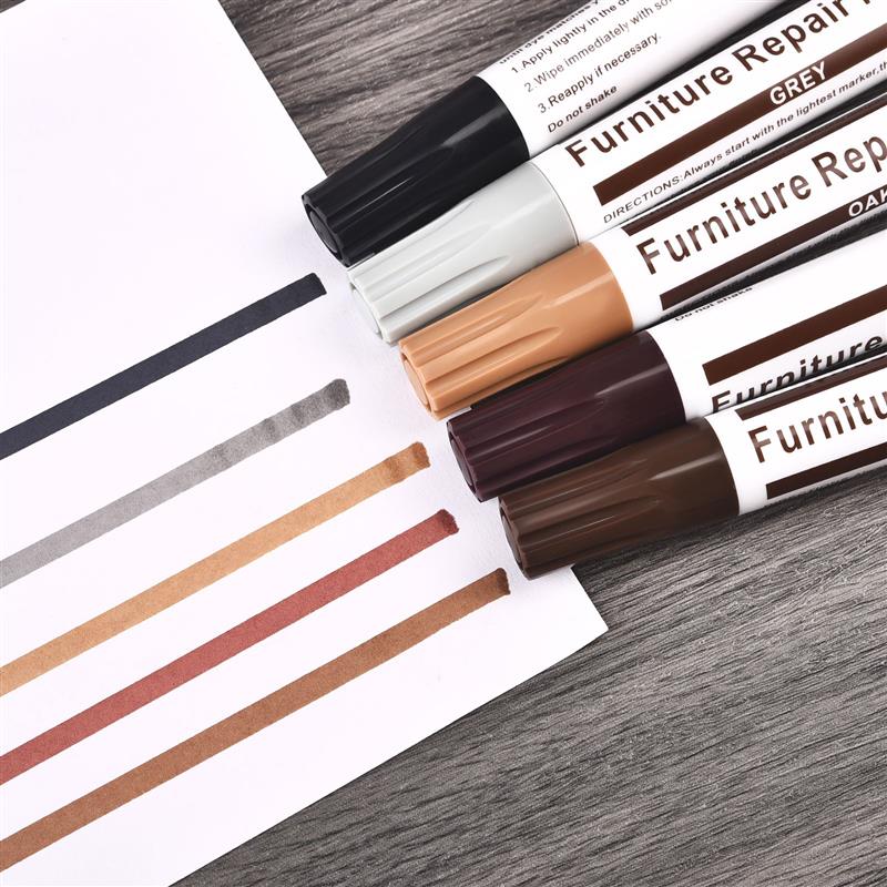 Meubelreparatiepen Markers Remover Houten krassen Herstellen Kit Krasvuller Verf Houten kast Vloeren Tafels Reparatiegereedschap