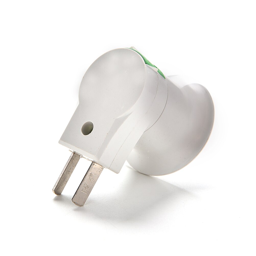 E27 led-lamp mannelijke fitting naar eu-type stekker converter adapter voor gloeilamphouder met aan/uit-knop