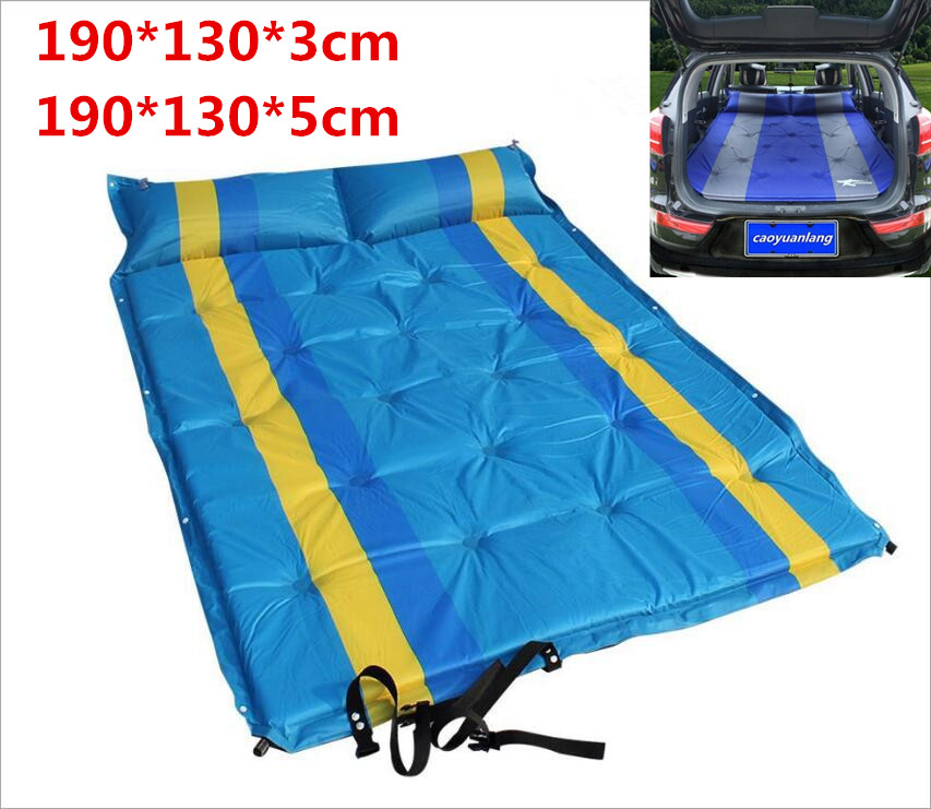 Mobile Inflation Travel Thicker Back Seat Cushion Air Bed for SUV Car Inflatable Sleeping Air Mattress Intex Camping Pad Mats