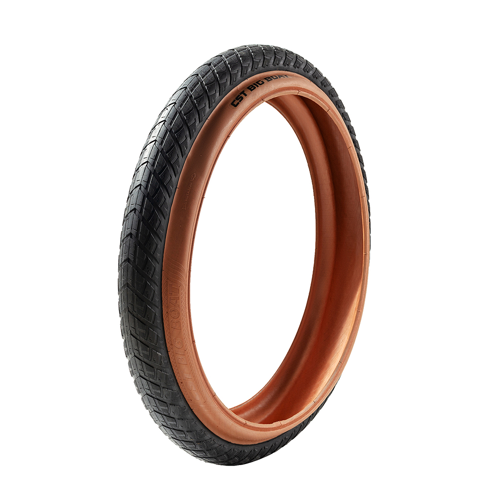 CST Fat Tire 20x4.0 26x4.0 CST BIG BOAT CTC-06 CST Brown Family Top Dark Skin Collection Electric Bicycle Tire: Yellow