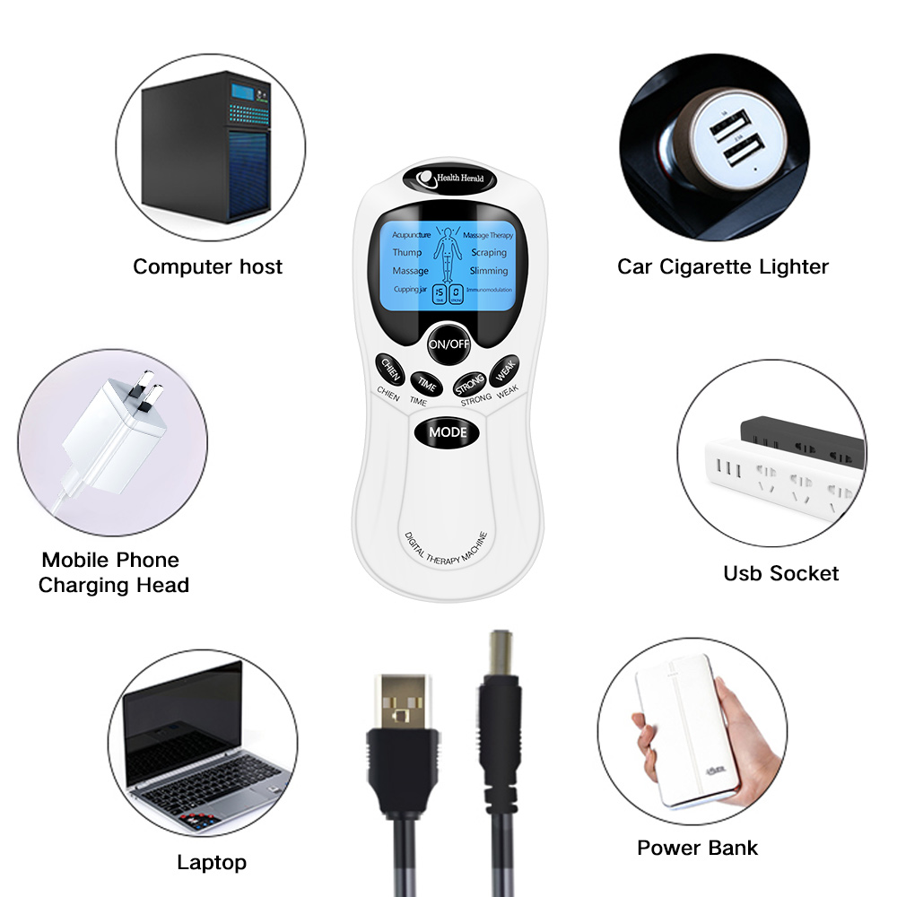 Electroestimulador - Maquina Digital de Terapia - Masaje