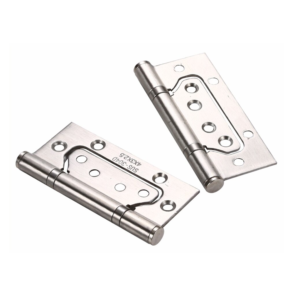 2 stücke 100 x71mm 4 zoll Edelstahl murmeln-in-Gesetz Stumm Lagerbier Tür Fenster Scharnier Hause Scharnier möbel Hardware- Zubehör