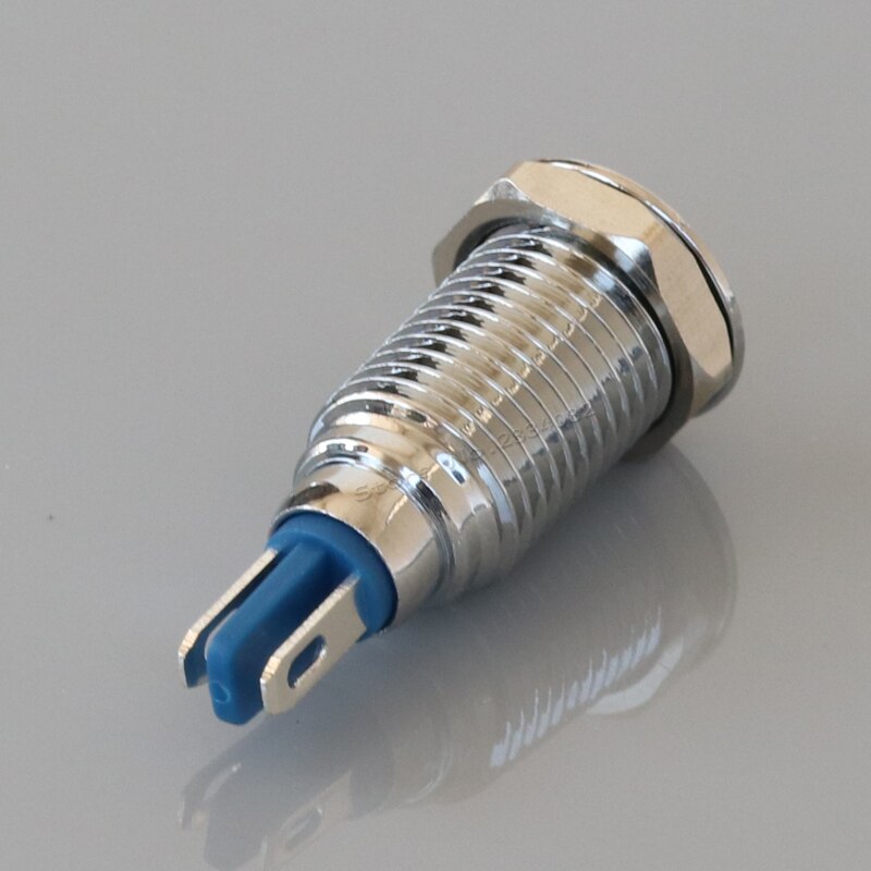 10mm lampje LED signaal lamp metalen 12 v 24 v 220 v rood geel groen wit kleurrijke S10-D licht 2 pin