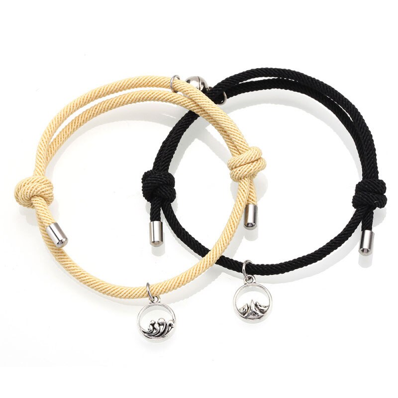 2pcs Bracelet Lovers Shanmeng Oath Of Love Couple Bracelet Hand Woven For Two Lovers Femme Jewelry парные браслеты pulseras: 11