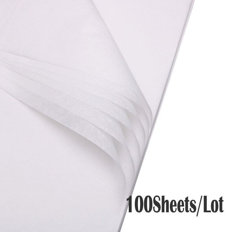100Sheet/set A4 Translucent Wrapping Papers Tissue Paper Bookmark Fruit Wrapping Papers Floral Packaging Material