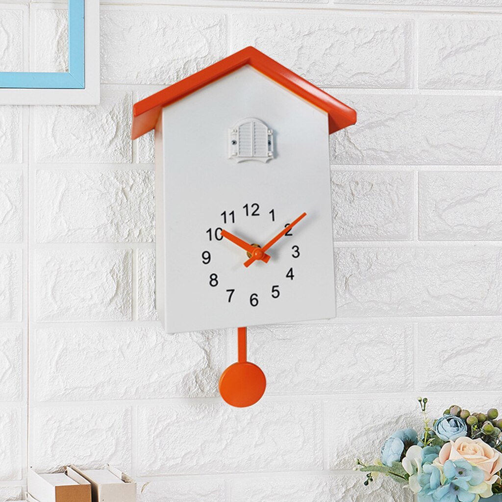 Cuckoo Wall Clock Birds Sounds Pendulum Clock Desktop Cabinet Clocks Watch