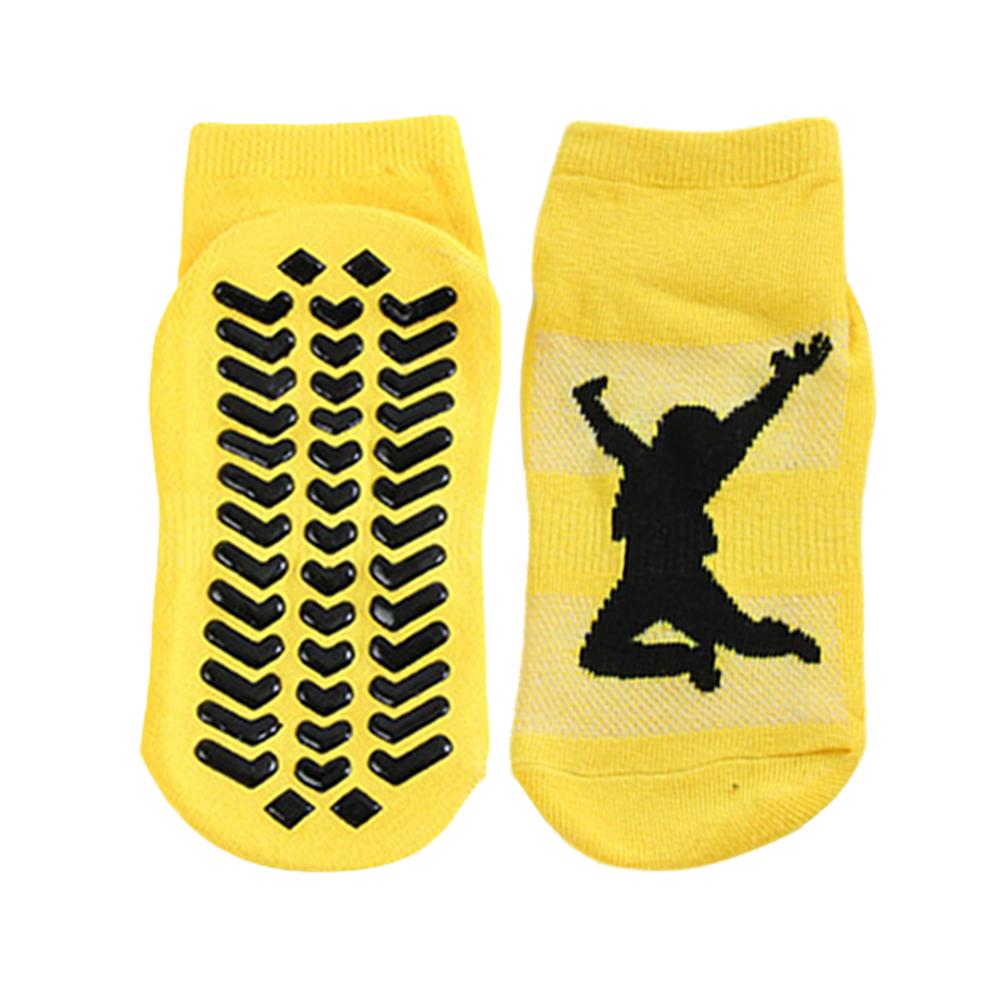 5 Paia Calzini Antiscivolo Trampolino Bambini e Adulti - Cotone Yoga Sport Fitness