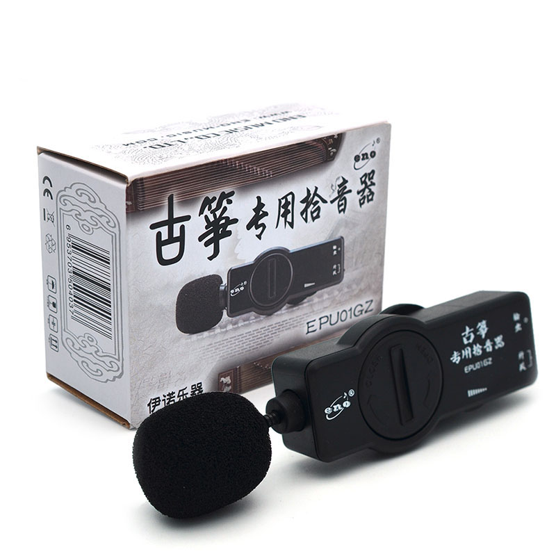 Eno Guzheng Microfoon Pickup Met Volumeregeling Black