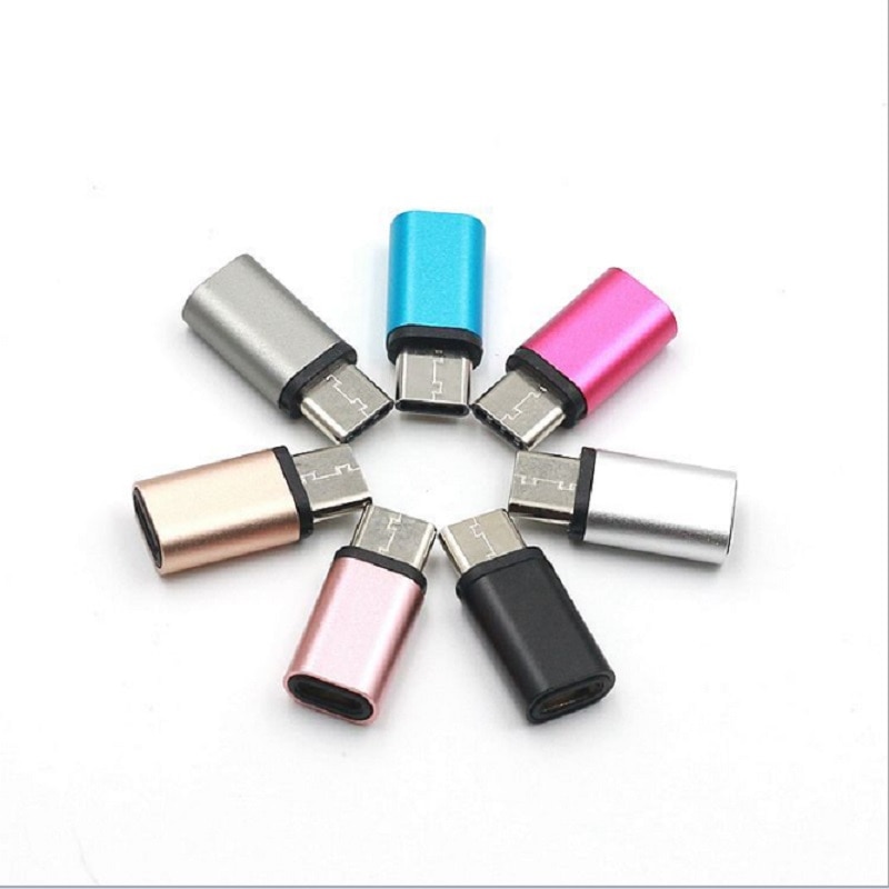 Usb-tyypin c urosliitin mikro-usb-naarasmuuntimeen usb-c-tyypin c-sovitin oneplus 2 htc :lle 10 lumia 950 nexus 5x 6p macbookille