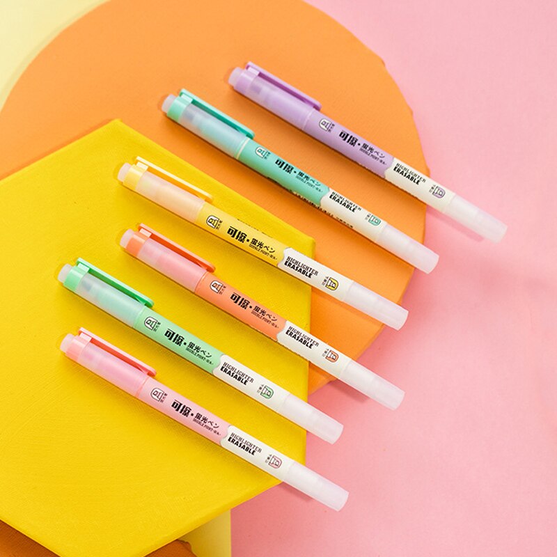 1/3/5Pcs Water Uitwisbare Marker Pen Wateroplosbare Pen Hydrolyze Magic Pen 4 Kleuren Verdwijnende Inkt Vervaagde Pen Diy Naaien Markering Pen voor Kruissteek Naaien Borduurwerk Stof Markering